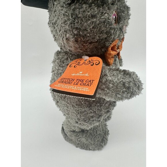 HALLMARK Stitch The Dancing Cat Halloween 2017 Sings Addams Family Song 15” - Picture 4 of 7